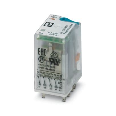 PHOENIX CONTACT - PHC2903669 REL-IR4/LDP- 12DC/4X21AU RELE SINGOLO