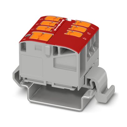 PHOENIX CONTACT - PHC1019544 PTVFIX 6/6X2,5-NS35A RD Blocco distrib.