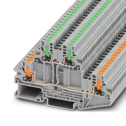 PHOENIX CONTACT - PHC1088773 PTTBV 2,5/U-OG/O-GN MORSETTO A DUE PIANI