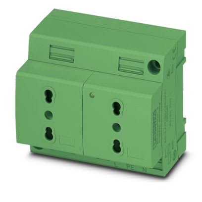 PHOENIX CONTACT - PHC0804131 EO-L/UT/SH/LED/DUO/GN Presa doppia