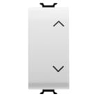 GEWISS - GEWGW10122AB COMMUTATORE - 250V ac - 2P - 10AX - TASTO NEUTRO - 6 MORSETTI - 1 MODULO - BIANCO LUCIDO - ANTIBATTERICO - CHORUSMART