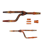 TECNOGAS SRL - TGS00000011752 COPPIA DERIVAZIONI IN RAME CON COIBENTAZ