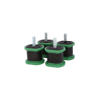 TECNOGAS SRL - TGS00000017420 KIT 4PZ. ANTIVIBRANTI 40X40 MAX 100 KG.