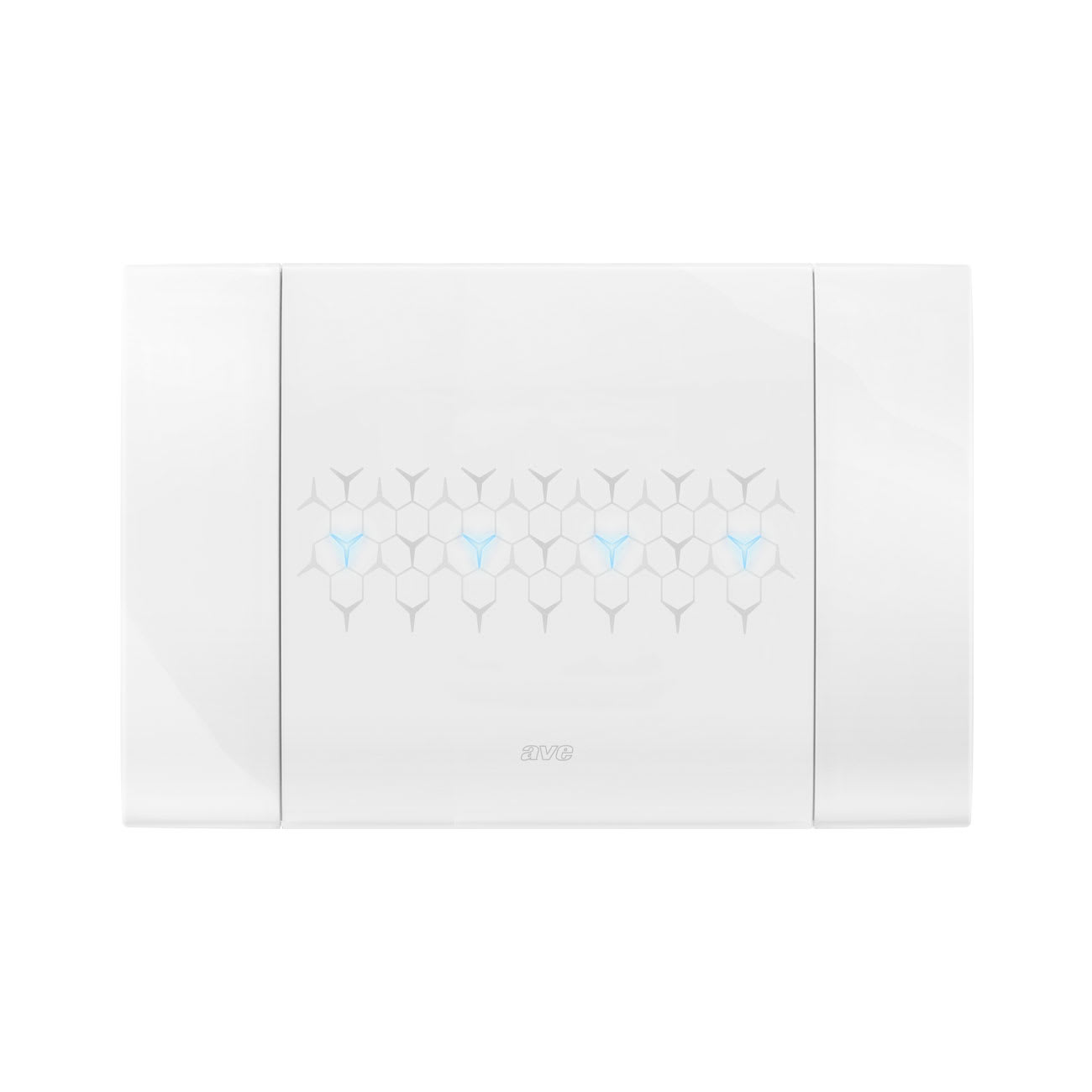 AVE - AVE44PSMTC4B PLACCA SMART44 TOUCH METAL.BIANCO4M