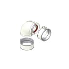 TECNOGAS SRL - TGS00000051101 CURVA COASSIALE 90° C/MANICOTTI E FASCET