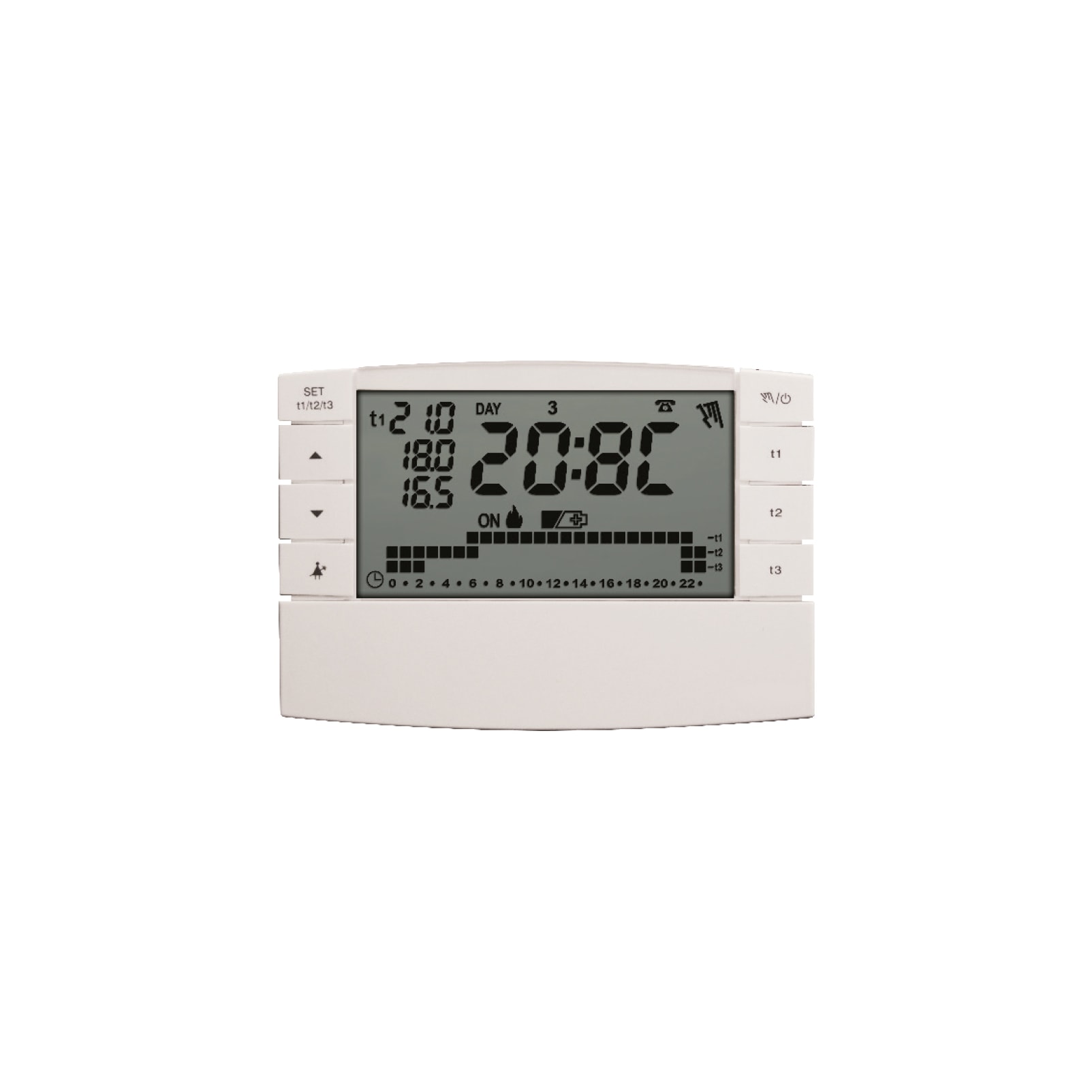 TECNOGAS SRL - TGS00000080536 CRONOTERMOSTATO MOD. CR022B DIGIT. A PAR