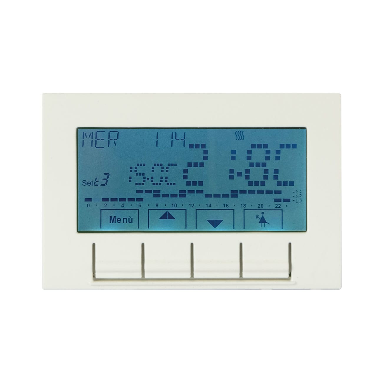 AVE - AVE446CRT3 CRONOTERMOSTATO ELET.230V WHITEK 3M