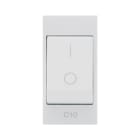 AVE - AVE446052X10 INTER.MAGN. 1P+N 10A 3KA WHITEK 1M