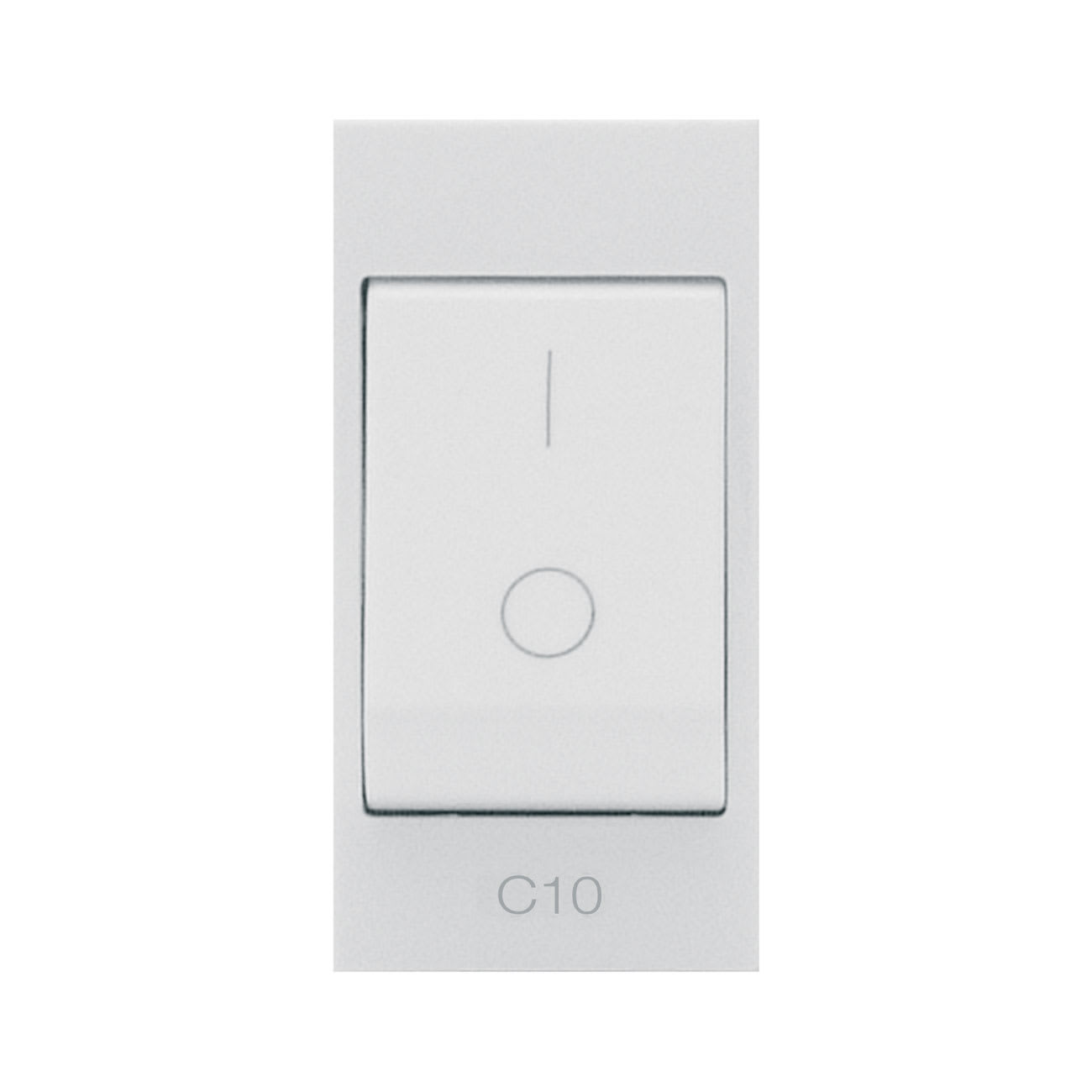 AVE - AVE446052X10 INTER.MAGN. 1P+N 10A 3KA WHITEK 1M