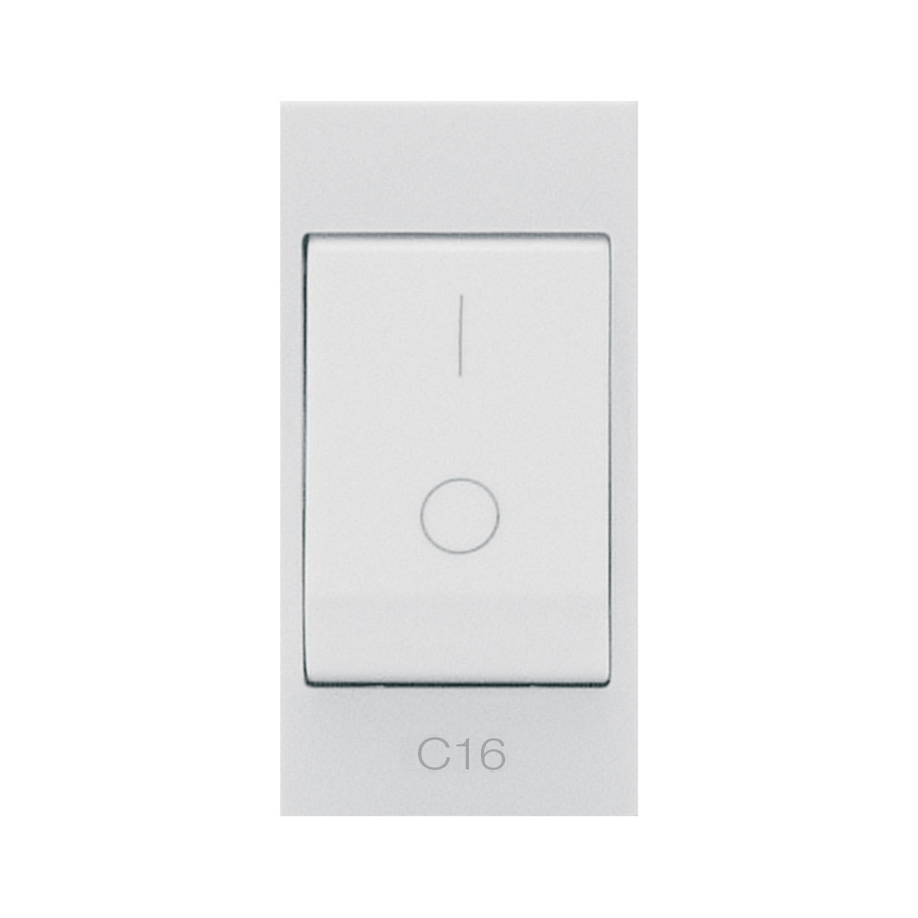 AVE - AVE446052X16 INTER.MAGN. 1P+N 16A 3KA WHITEK 1M