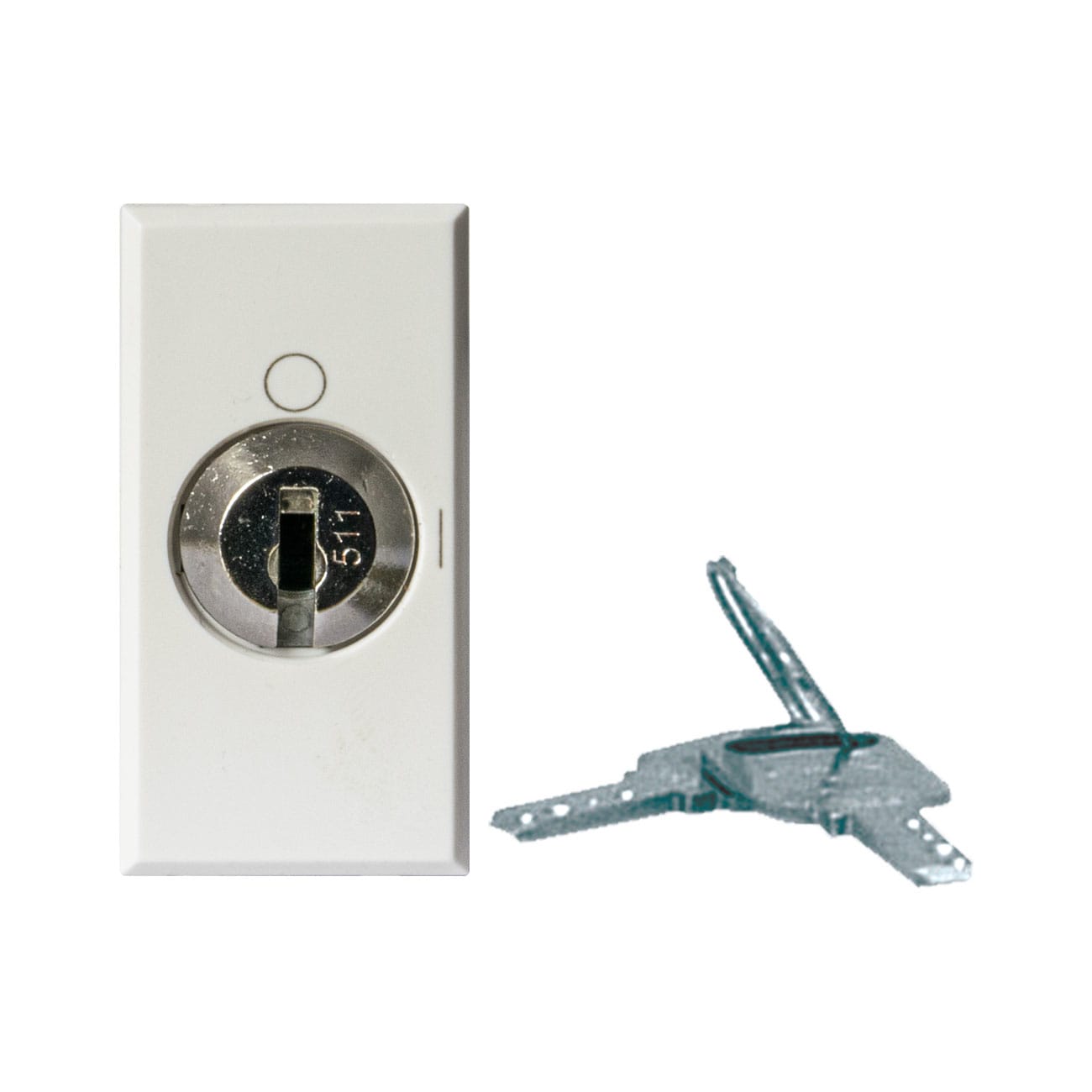 AVE - AVE446071 INTERRUTT. CHIAVE 2P 10AX WHITEK 1M