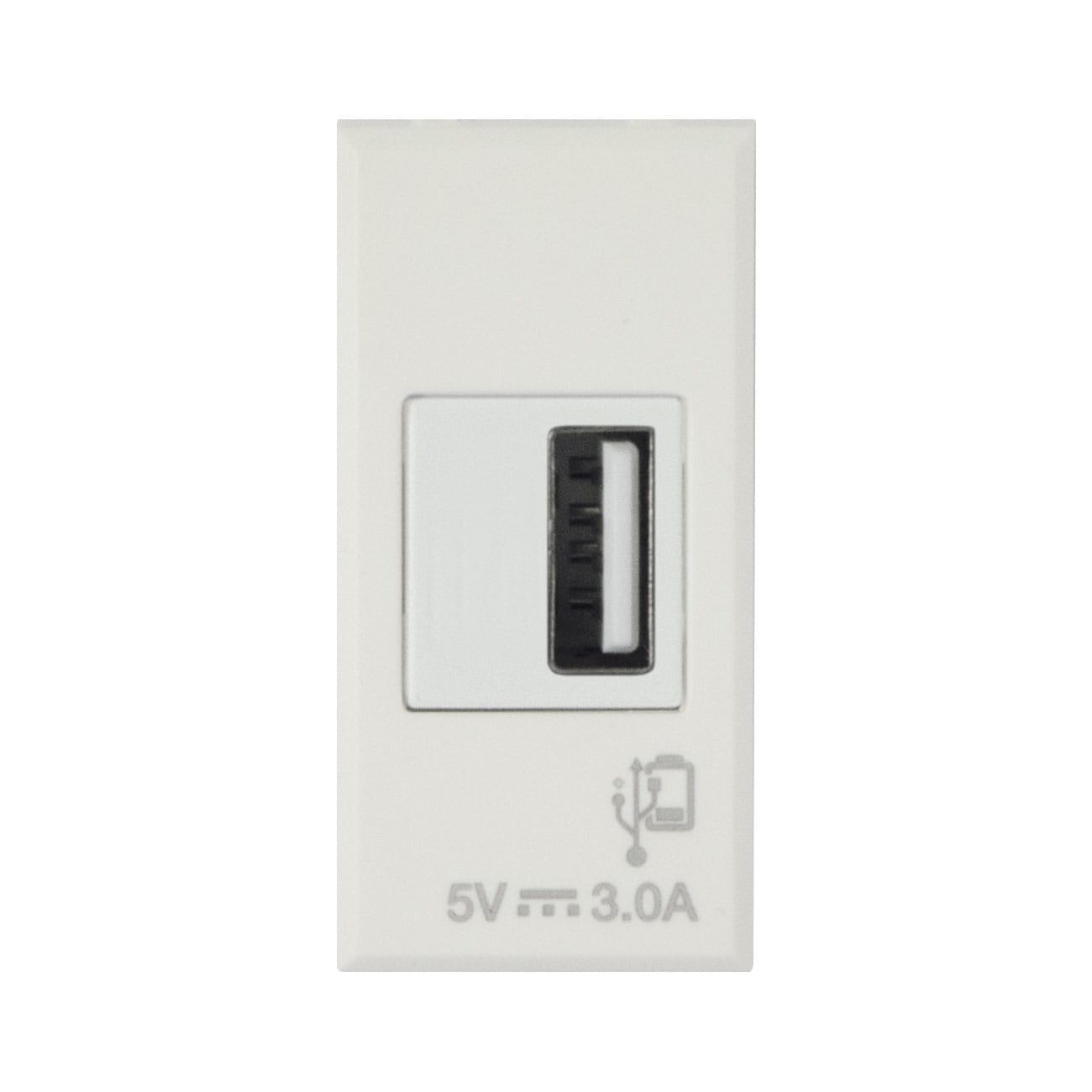 AVE - AVE446082USB3A ALIMENTATORE USB A 3A WHITEK 1M