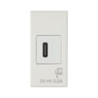 AVE - AVE446082USBC ALIMENTATORE USB TIPO C 3A WHITEK1M