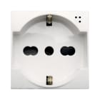 AVE - AVE446090/15TS PRESA SCHUKOBIPASSO 10/16A WHITEK2M