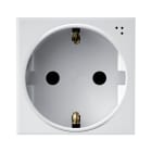 AVE - AVE446090S PRESA SCH. 2P+T 16A 250V WHITEK 2M