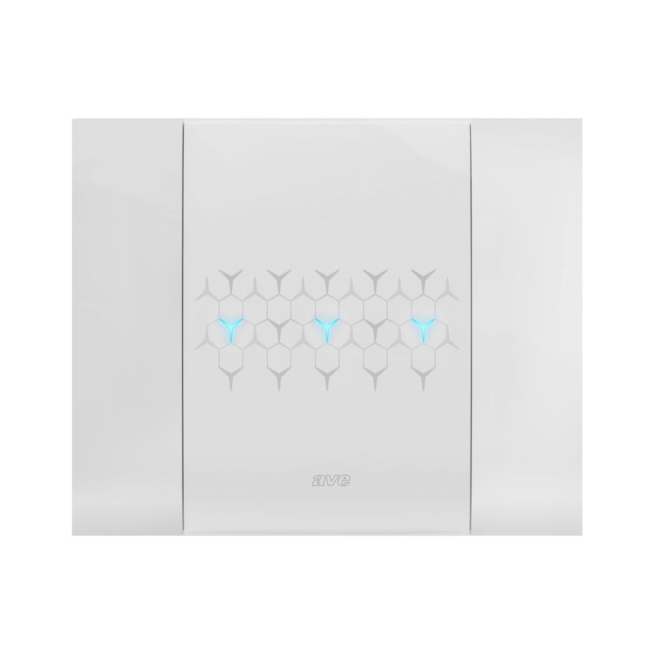 AVE - AVE44PSMTC3BO PLACCA SMART TOUC MET. BIANCO OP.3M