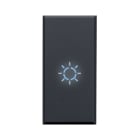 AVE - AVE445TLPAS TASTO INT. ASSIALI SIMB. LAMPADA 1M