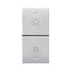 AVE - AVE441TGD-W DUE MEZZI TASTI DIMM. IOT DOMUS 1M