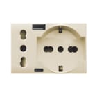 AVE - AVE44909015USB PRESA SCHUKO+ITA+USB A/C CLASS 3M