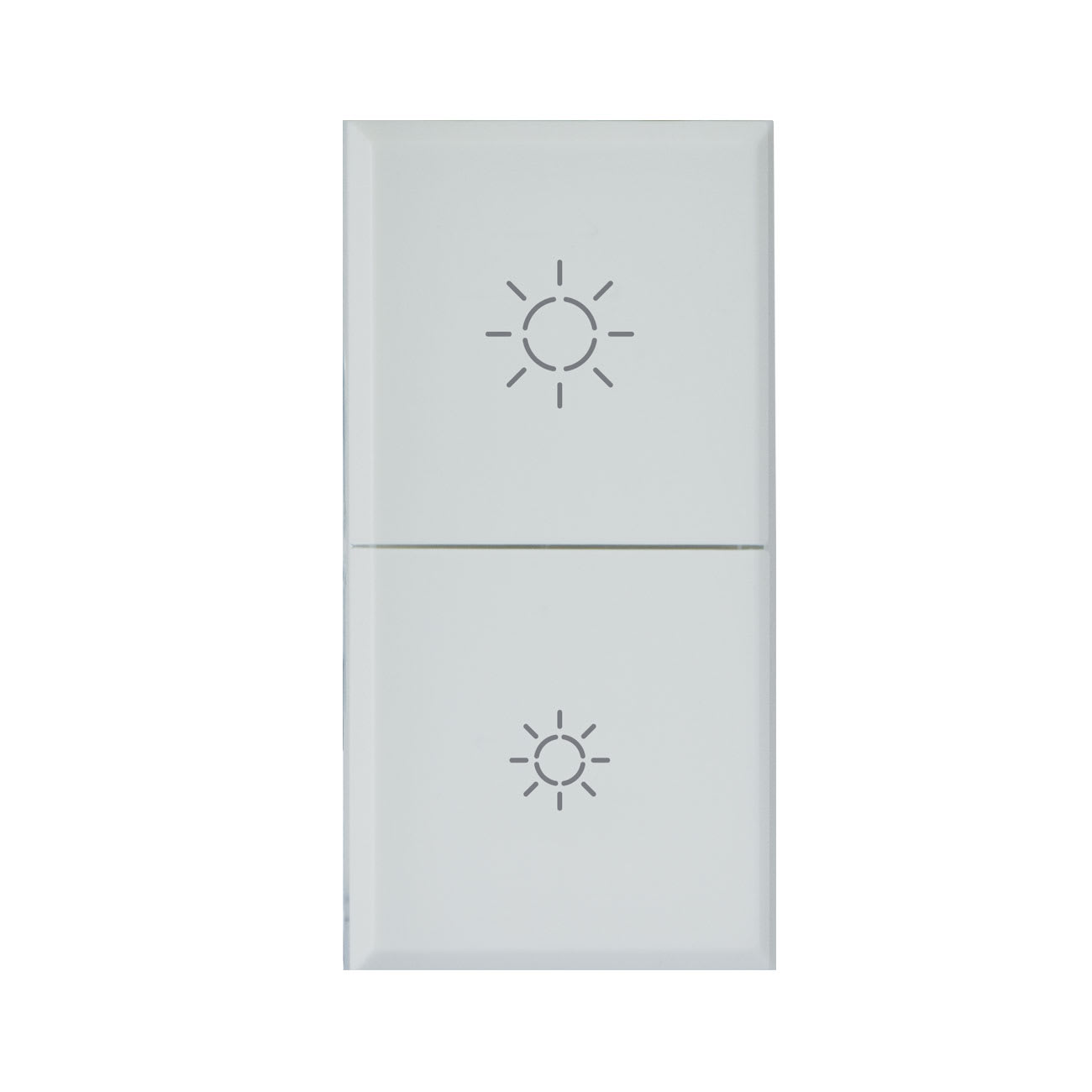 AVE - AVE446TGD-W DUE MEZZI TASTI DIMM. IOT WHITEK 1M