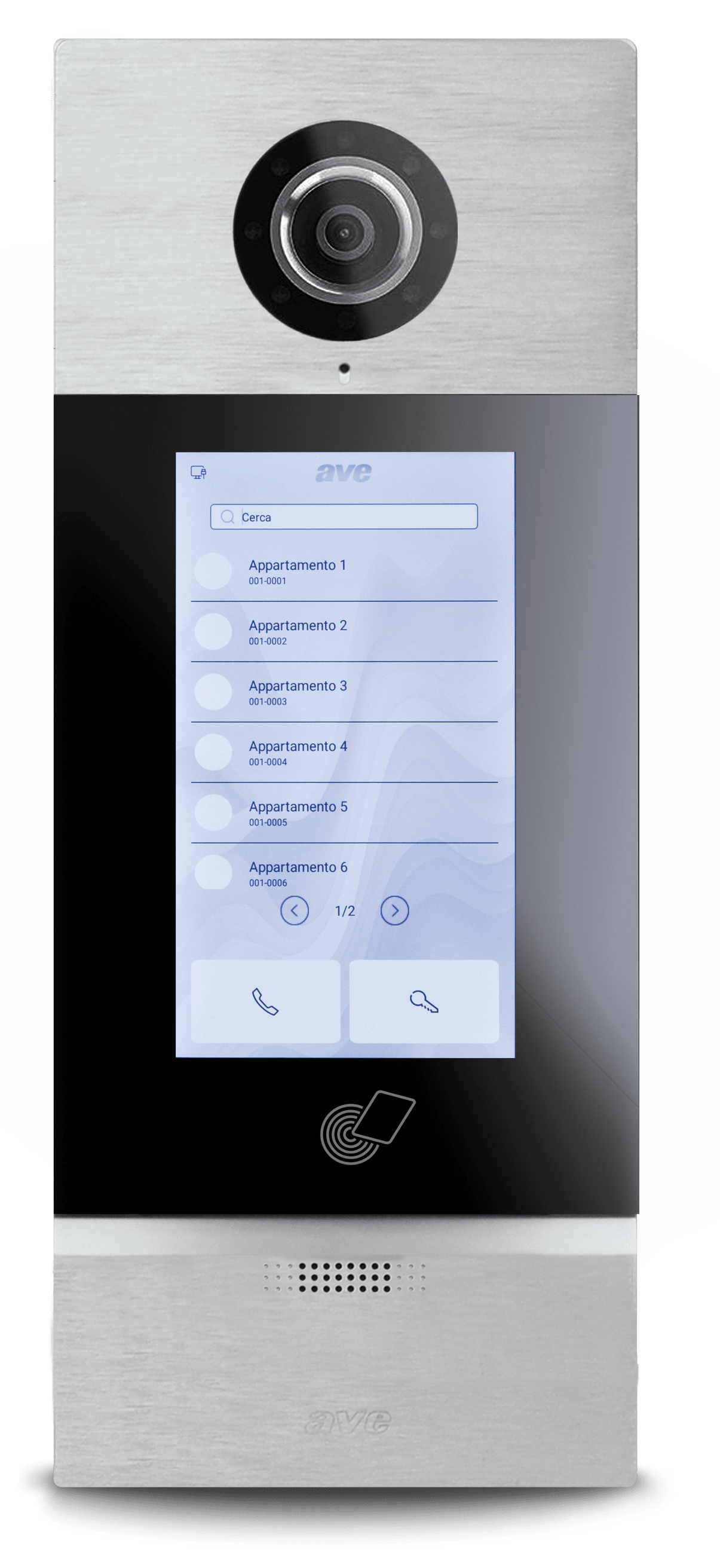 AVE - AVEVIIP-PE7T POST. EXT BUILDING LCD 7 - IP