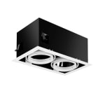 FEILO SYLVANIA ITALY - SYL0005340 LUDOSPOT 111 HOUSING QUAD RECT X2 CARDAN