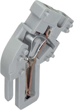 WAGO ITALIA SRL - WAG769-515 1 COND. SPINA FEMMINA TERMINALE, ANGOLAT