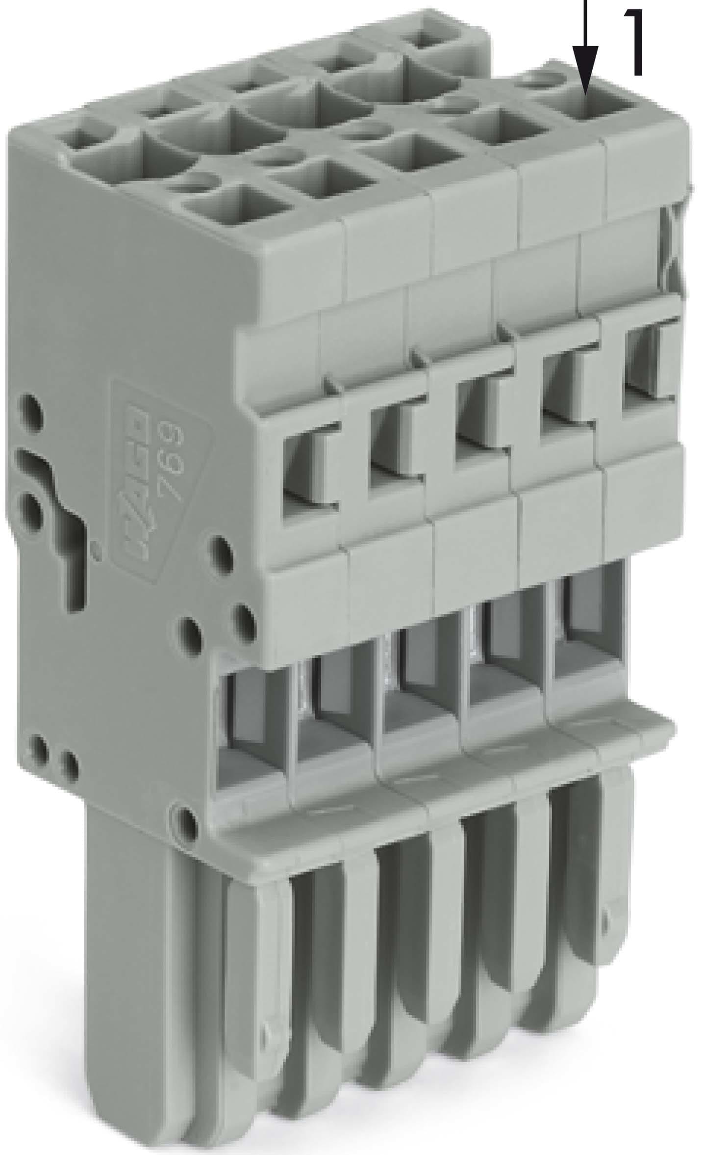 WAGO ITALIA SRL - WAG769-109 CONNETTORE FEMMINA PER 1 CONDUTTORE CAGE