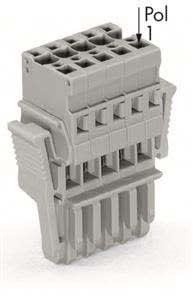 WAGO ITALIA SRL - WAG769-105/021-000 CONNETTORE FEMMINA PER 1 CONDUTTORE CAGE