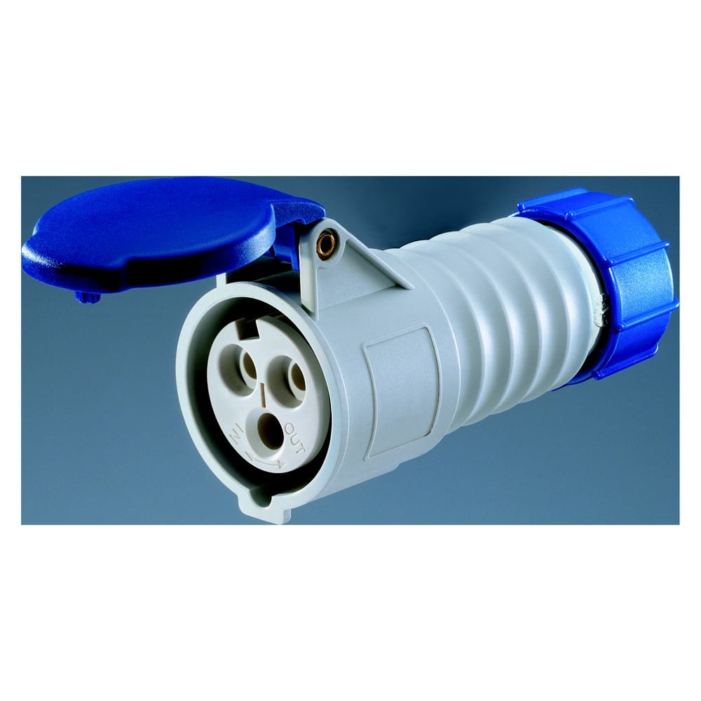 GEWISS - GEWGW63008 PRESA MOB.PROT.3P+T 16A 400V 6H CABL.R