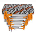 BM SPA - BMM000970813 Serie di 13 chiavi maschio piegate con impugnatura per viti con impronta Torx®