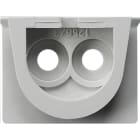 GIRA - GGI001230 Adapter Ltg.einf. 2f WG AP Grau