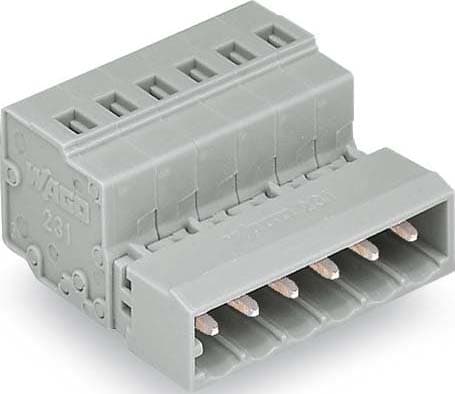 WAGO ITALIA SRL - WAG231-607 CONN M 1 CONDUT 2,5MMQ 5MM 7P GR