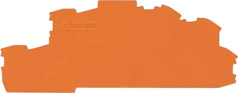 WAGO ITALIA SRL - WAG2003-6692 PIASTRA TERMINALE E INTERMEDIA SPESSA 0,