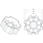 CAME SPA - CMC001YK6105 OTTAGONALE 102X2MM