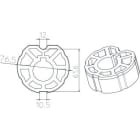 CAME SPA - CMC001YK6114 OGIVA INCLINATA 80 MM