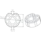 CAME SPA - CMC001YK6114 OGIVA INCLINATA 80 MM