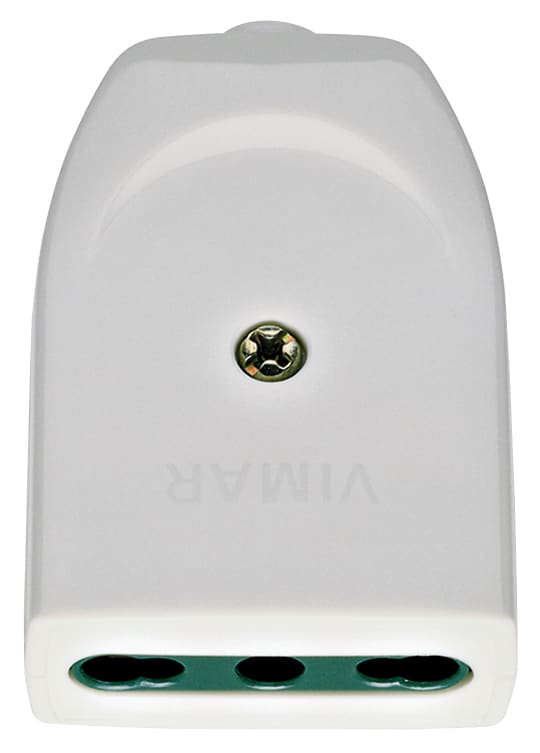 VIMAR SPA - VIW00223.B PRESA 2P+T 16A P17/11 ASSIALE BIANCO