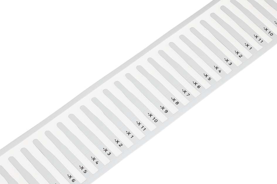 WAGO ITALIA SRL - WAG211-811 SCHEDA USARE NEGLI UGELLI 12MM BIANCO
