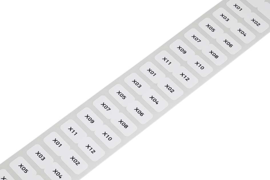 WAGO ITALIA SRL - WAG210-806 ETICHETTE 9X15MM 3000 PZ BOBINA BIANCO