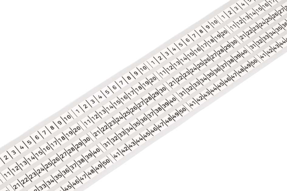WAGO ITALIA SRL - WAG210-833 STRISCE DI MARCATURA 25 M SU BOBINA, BIA