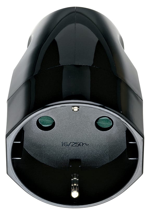 VIMAR SPA - VIW00250 Presa 2P+T 16A tedesco assiale nero