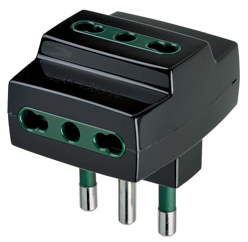 VIMAR SPA - VIW00321 ADATTATORE MULT. S17+3P17/11 NERO