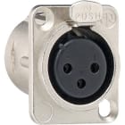 GIRA - GGI003600 XLR SERIE D PRESA FLANGIATA 3P ACCESSORI