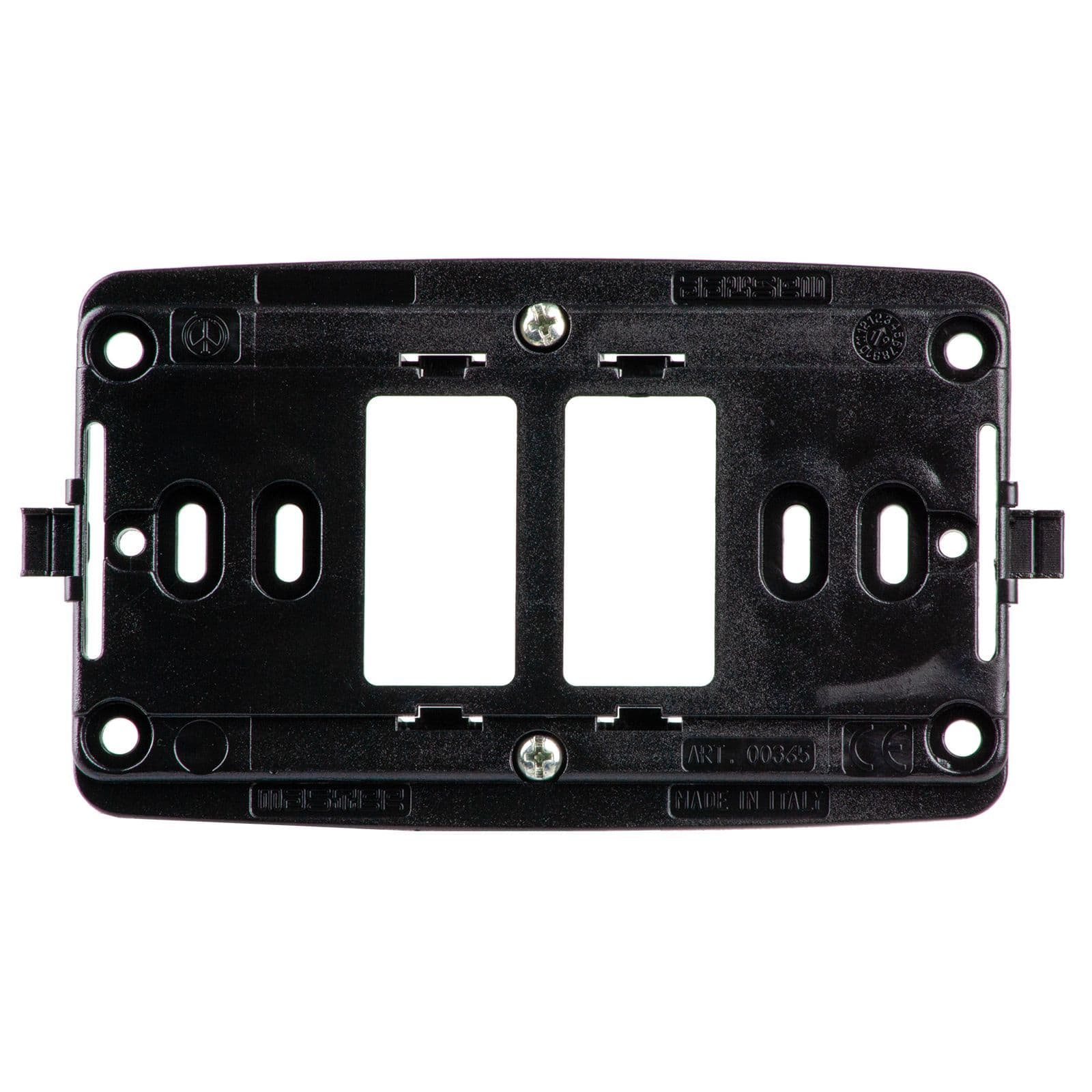 MASTER SRL - MST00365 SUPPORTO PLASTICA 2 POSTI SCAT.TONDA