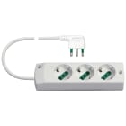 VIMAR SPA - VIW00413.CC.B PRESA MULT. 3P30+S17 90° BIANCO