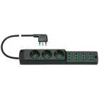 VIMAR SPA - VIW00424.CC PRESA MULT. 3P30+4P17/11+S17 90° NERO