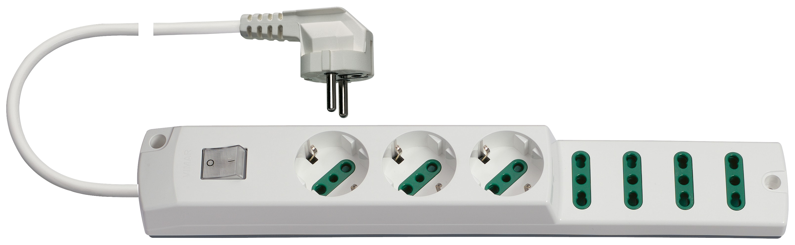 VIMAR SPA - VIW00425.CK.B PRESA MULT.3P30+4P17/11+INT.+S3190 B.CO