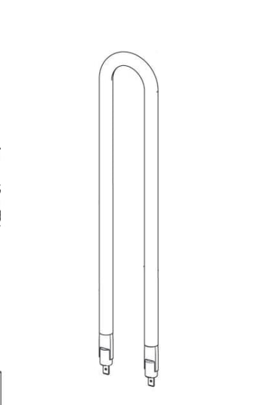 MO EL - MOE005756 LAMP INFRAROSSO 800W 230V RUBY U