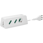 VIMAR SPA - VIW00604.CC.B PRESA SCRIVANIA 1UNIV+2P17/11+3USB+S17 B